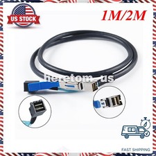 External Mini SAS 26 Pin SFF-8644 to SFF-8643 Cable HDD Data Server Raid 1M 2M picture