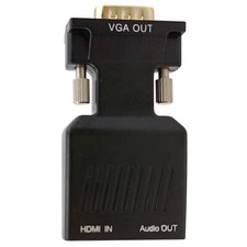 HDMI to VGA Output Converter 15pin Male 1080P Monitor Video 3.5mm Audio Adapter picture