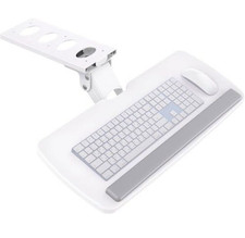 Keyboard Tray Under Desk 360 Adjustable Ergonomic Sliding 25 W x 9.84 D HUANUO picture