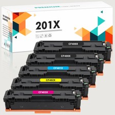 5PK High Yield CF400X 201X 201A Toner Set For HP Color Laser Jet Pro MFP M277dw picture