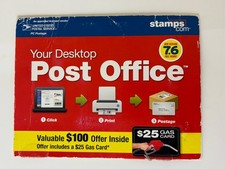 PC Software CDROM Your Desktop Post Office Stamps.com 1998-2009 V.7.6 Sleeve picture