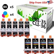 9 Pack PGI-35 CLI-36 PGI35 CLI36 Ink Cartridge for Canon PIXMA iP110 Mini260 picture
