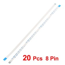 20Pcs 0.5mm Pitch 8 Pin AWM 20624 80C 60V VW-1 Flexible Flat Cable 200mm picture