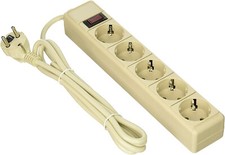 Seven Star 220 Volt Surge Protector 5 Socket Power Strip 220V-240V For Export  picture