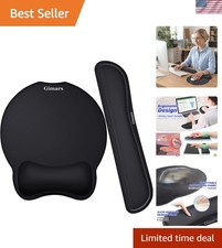 Upgrade Enlarge Superfine Fibre Soft Smooth Gel Ergonomic Mouse Pad Wrist Sup... picture