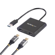 StarTech.com USB 3.0 to Dual HDMI Adapter, USB to 2x HDMI Monitor Converter f... picture