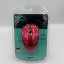 Logitech M325 Wireless Mini Mouse Red Portable Cordless New picture