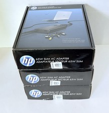 LOT OF 3 HP 65W Slim AC Adapter H6Y82AA ABA Power Charger OEM New-OpenBox picture