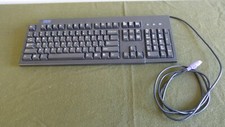 IBM KB-9910 Computer Desktop Keyboard Black Wired PS/2 picture
