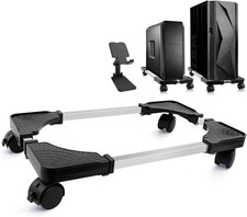 Seloom Computer Tower Stand, PC Stand, Adjustable Mobile CPU Stand with Rolling picture