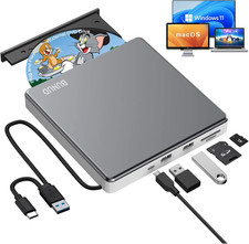 External DVD Drive for Mac, Plug & Play with Reliable USB/SD/TF Ports | picture
