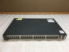Cisco C3750X  Catalyst WS-C3750X-48PF-S  48-Ports 10/100/1000 PoE+ with 1100W AC picture
