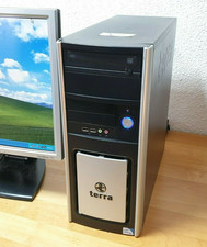 Terra Windows XP Gamer PC 512MB Size VGA DVI HDMI 250GB 4GB DVD RETRO Computer picture
