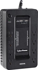 CyberPower - 650VA Battery Back-Up System - Black picture