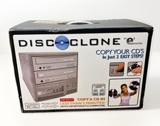 E3 WORKS Disc Clone CD Burner w/ Power & USB Cords + Box DCU-9802u EUC ~ NEW picture
