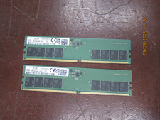 Samsung 32GB (2x16GB) DDR5 UDIMM 1Rx8 PC5-4800B Desktop RAM M323R2GA3BB0-CQKOL picture