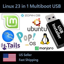 Linux 23 in 1 Bootable Windows Alternative Collection Live Distro Mint Ubuntu OS picture