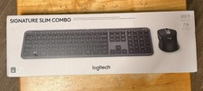 Logitech (920-014168) Signature Slim Combo Wireless Keyboard Mouse Combo Black picture