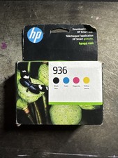 HP 936 Black Cyan Magenta Yellow Ink Cartridges 6C3Z5LN Exp JUL 2025 Sealed Box picture
