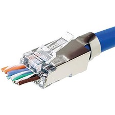 Ideal Electrical Shielded Modular Plug Connector, 85-368, 25-Ct. (85368) picture
