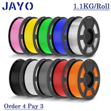 [Buy 4 Pay 3] JAYO 1.1KG PLA Matte PETG PLA+ SILK ABS 3D Printer Filament 1.75mm picture