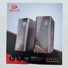 Red Dragon Black Anvil Stereo Gaming Speaker Speakers picture