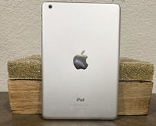 APPLE IPAD MINI 1ST GEN WIFI 16GB White/Gray Functions Cracked Screen picture