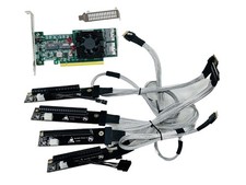 PLX8749 PCI Express x16 to 4* SFF-8654 8I SlimSAS X8X8X8X8 + 4*Baseplate 60CM picture