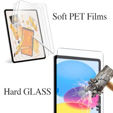 Soft/Hard Quality Screen Protector Film For iPad 10th 9 8 7 6th Gen 10.9 11 12.9 picture