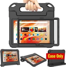 Case for 10in Tablet, Shockproof Kid-Proof Cover with Handle Stand Black picture