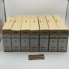 Canon PFI-706 Ink Tank Set of 7 Genuine Used for imagePROGRAF Printers/mj28 picture