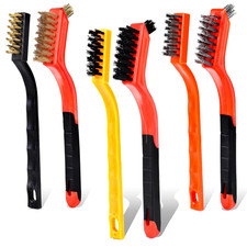 Wire Brush Set, 6 Pcs Professional Wire Brushes for Cleaning Rust | Stainless St picture