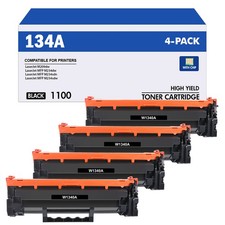 1-4PK 134A Toner Cartridge With Chip For HP Laserjet M209dw MFP M234dw M234sdw picture