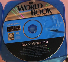 World Book Encyclopedia 2003 Edition by Topics Entertainment CD Rom Disc 2 Only picture