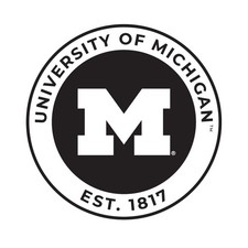 Michigan Wolverines Officially Licensed Black Vinyl Decal Sticker picture