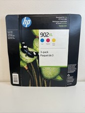 HP 902XL Cyan Magenta Yellow 3PK Ink Cartridges T0A41BN Exp: 08/2023 picture
