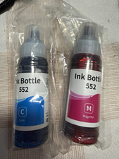 552 Cyan & Magenta Refill Ink Bottles for Inkjet Printers, Model 552 picture