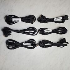 Lot of 6 Genuine HP 924318 Male To Male C2G VGA D-SUB Monitor Cable 15 P 5' New picture