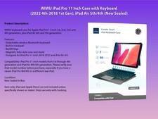WIWU Keyboard Case for iPad Pro 11 (1st-4th Gen) & iPad Air 5/4 Trackpad Backlit picture