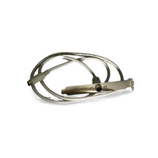 3ft Mini DIN 6 PS2 Panel Mount Cable Male to Female - Beige picture