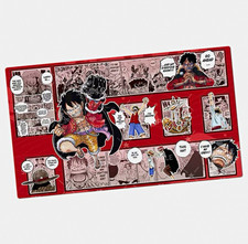 Anime Luffy Non-Slip one piece card game playmat perfect fit don deck life card picture