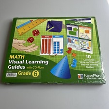 New Path Learning 10 Piece Mastering Math Visual Learning Guides Set, Grade 6 picture