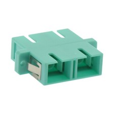 SC to SC Fiber Optic Duplex Multi Mode Optical Coupler Adapter Connector Aqua picture