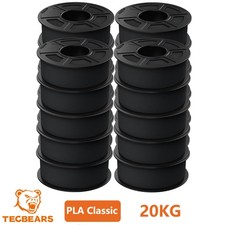 TECBEARS 20KG Black Rapid PLA 3D Printer 600mm/s PLA Classic Filament 1.75mm picture