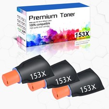3PK W1530X Compatible HP 153X Black Toner Reload Kit For Laser Tank MFP 1604w picture
