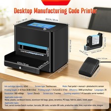 Desktop Static Printer Batch Code Coding Machine Inkjet Printer 7