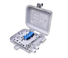 8 Core Fiber Distribution Box,FTTH Fiber Distribution Box -8 Port ABS Plastic-98 picture