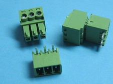 200 pcs Pitch 3.5mm Angle 3pin/way Screw Terminal Block Connector Pluggable Type picture