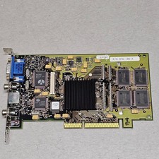 RARE Intel Real 3D AGP Graphics Card 44-0014100, SFA-136 Intel 740 picture
