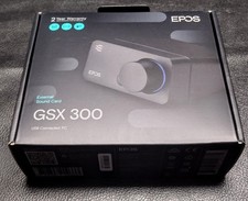 New Sealed EPOS Sennheiser GSX 300 Gaming Dac - External Sound Card - Black picture